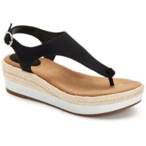 275) Style & Company Espadrille Platform Adjustable Ankle Strap size 8